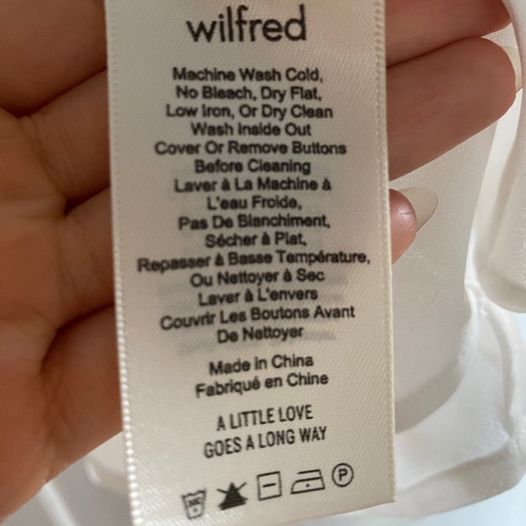 Aritzia Wilfrid Button-Front Blouse (71152) - Picture 3 of 7